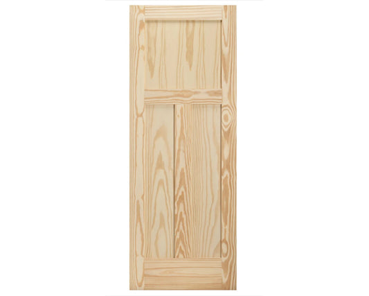 SimpliDoor 3 Panel "T" Shaker Stain Grade Interior Door 