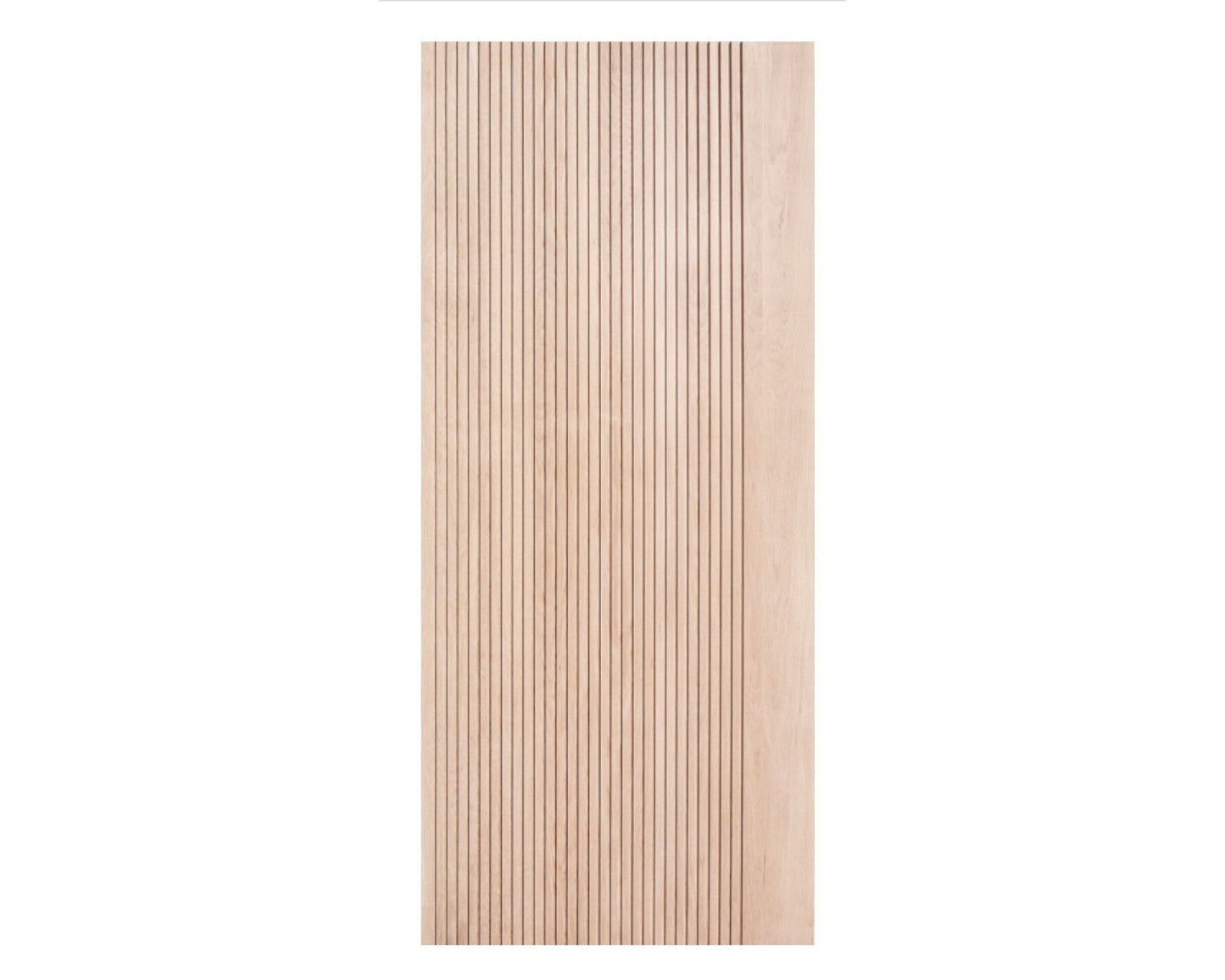 SimpliDoor Reeded White Oak Modern interior door made in solid wood